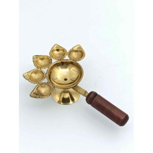  Deep Jyot With Wooden Handle online small size 4 cm 13 w